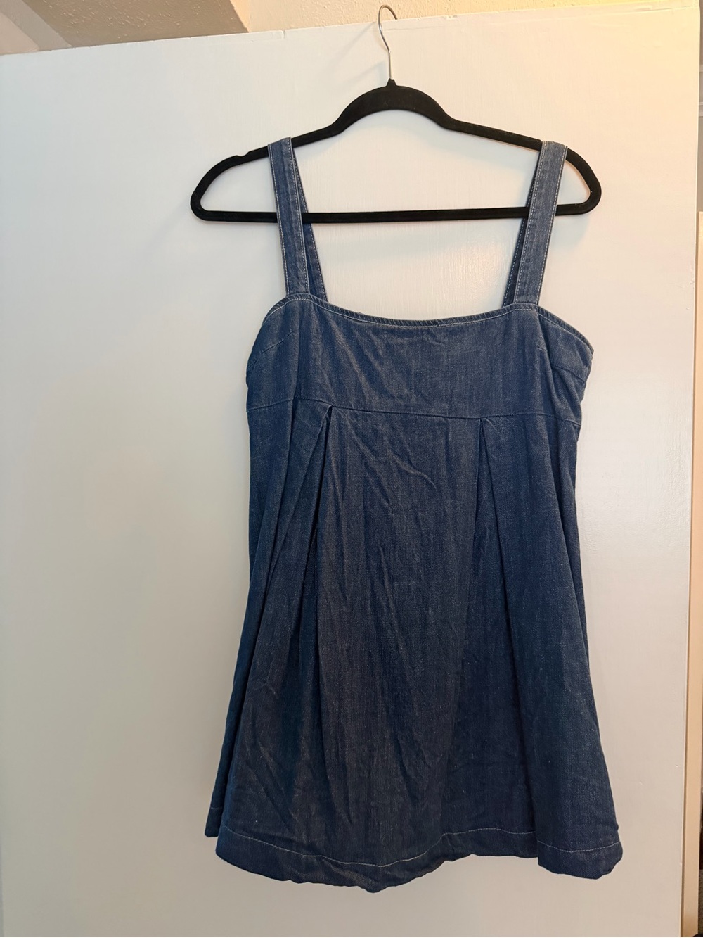 Reformation Denim Mini Dress - Blue
